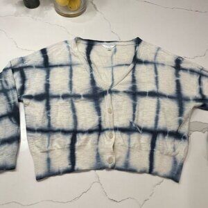 Cotton tie dye cardigan sz XL
